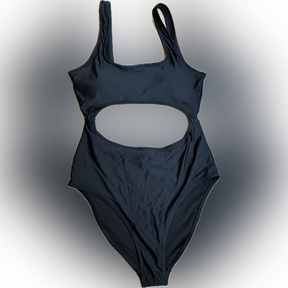NWT Aerie Black Swimsuit with Cutout Design - Size S